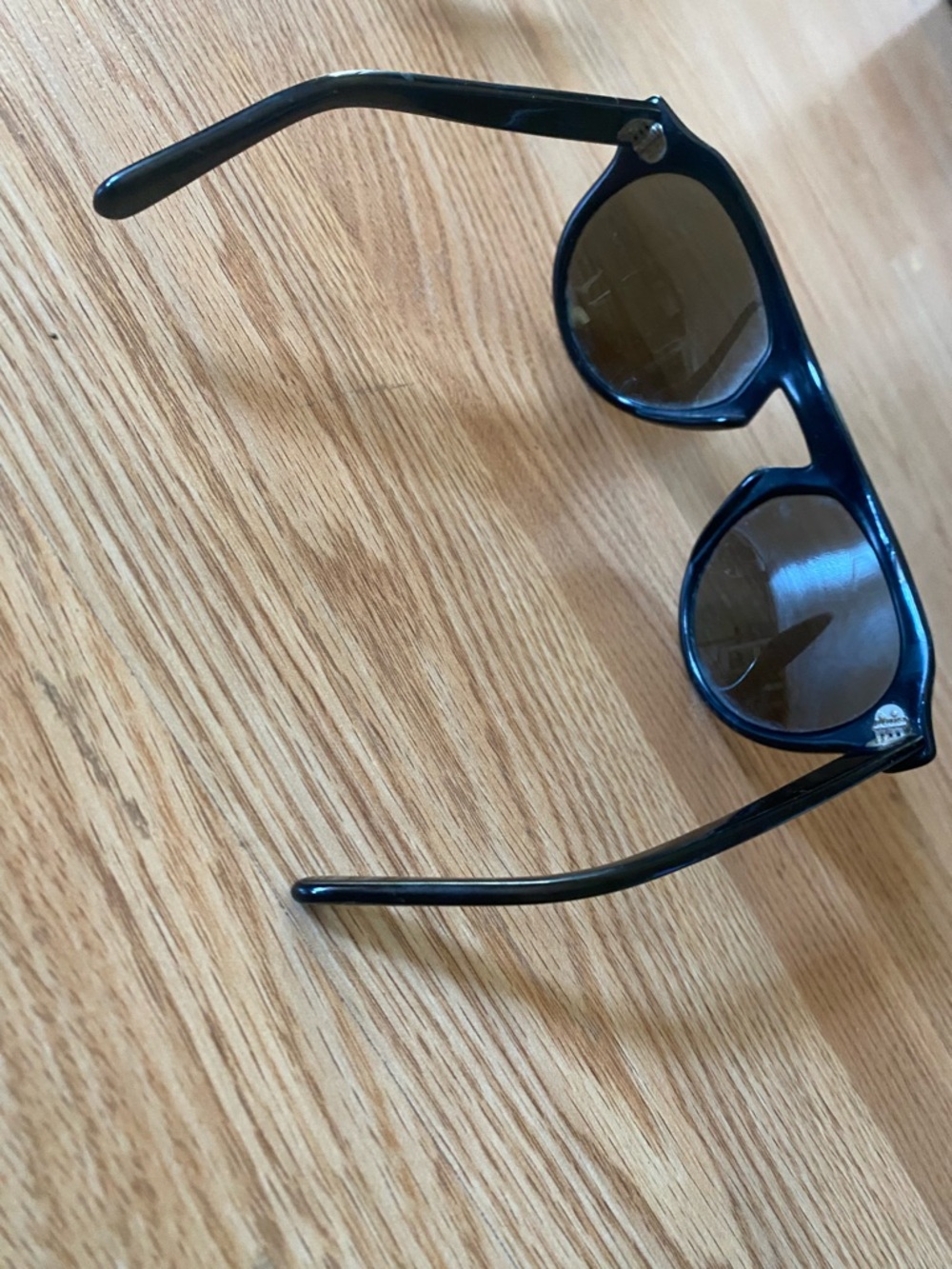 Three Black Aviator Sunglasses with Brown/Amber Lenses - Picture 13 of 16